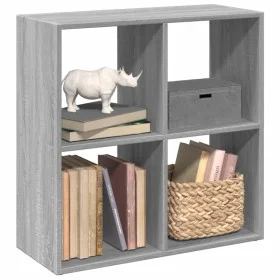 Librería divisor madera ingeniería gris Sonoma 69,5x29x69,5 cm de , Librerías y estanterías - Ref: Foro24-858008, Precio: 42,...