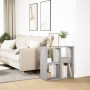 Librería divisor madera ingeniería gris Sonoma 69,5x29x69,5 cm de , Librerías y estanterías - Ref: Foro24-858008, Precio: 43,...