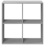 Librería divisor madera ingeniería gris Sonoma 69,5x29x69,5 cm de , Librerías y estanterías - Ref: Foro24-858008, Precio: 43,...