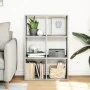 Librería divisora madera gris hormigón 69,5x29x103,5 cm de , Librerías y estanterías - Ref: Foro24-858015, Precio: 52,37 €, D...