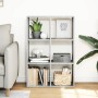 Librería divisora madera gris hormigón 69,5x29x103,5 cm de , Librerías y estanterías - Ref: Foro24-858015, Precio: 53,07 €, D...