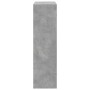 Librería divisora madera gris hormigón 69,5x29x103,5 cm de , Librerías y estanterías - Ref: Foro24-858015, Precio: 53,07 €, D...
