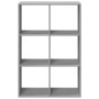 Librería divisor madera ingeniería gris Sonoma 69,5x29x103,5 cm de , Librerías y estanterías - Ref: Foro24-858017, Precio: 56...