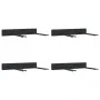 Garden wall tool racks 4 pcs black steel by , Tool Organization and Storage - Ref: Foro24-3309654, Price: 28,71 €, Discount: %