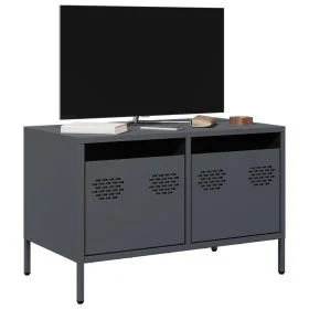 Mueble para TV acero laminado en frío antracita 68x39x43,5 cm de , Muebles TV - Ref: Foro24-851234, Precio: 68,89 €, Descuent...