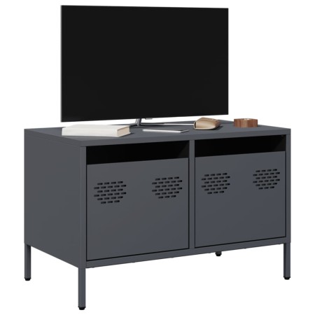 Mueble para TV acero laminado en frío antracita 68x39x43,5 cm de , Muebles TV - Ref: Foro24-851234, Precio: 69,53 €, Descuent...