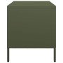 Mueble para TV acero laminado en frío verde oliva 68x39x43,5 cm de , Muebles TV - Ref: Foro24-851236, Precio: 69,53 €, Descue...