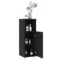 Juego de muebles de baño 3 pzas madera ingeniería negro de vidaXL, Muebles de baño - Ref: Foro24-3056944, Precio: 173,10 €, D...