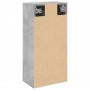 Armario de baño de pared gris hormigón 32x20x67 cm de , Armarios y almacenamiento - Ref: Foro24-856936, Precio: 39,53 €, Desc...