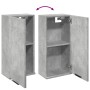 Armario de baño de pared gris hormigón 32x20x67 cm de , Armarios y almacenamiento - Ref: Foro24-856936, Precio: 39,53 €, Desc...