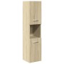 Set de muebles de baño 3 pzas madera contrachapada roble Sonoma de , Muebles de baño - Ref: Foro24-3324994, Precio: 119,61 €,...