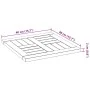 Tablero de mesa cuadrado madera maciza de acacia 40x40x2 cm de , Tableros para mesas - Ref: Foro24-4004252, Precio: 25,39 €, ...