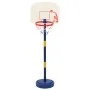 Canasta de baloncesto ajustable con pelota y bomba 90/121 cm de , Pelota de baloncesto de juguete - Ref: Foro24-4016327, Prec...