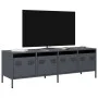 Mueble de TV acero laminado en frío antracita 135x39x43,5 cm de , Muebles TV - Ref: Foro24-851306, Precio: 154,70 €, Descuent...