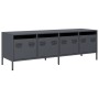Mueble de TV acero laminado en frío antracita 135x39x43,5 cm de , Muebles TV - Ref: Foro24-851306, Precio: 156,68 €, Descuent...