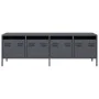 Mueble de TV acero laminado en frío antracita 135x39x43,5 cm de , Muebles TV - Ref: Foro24-851306, Precio: 154,70 €, Descuent...