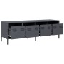 Mueble de TV acero laminado en frío antracita 135x39x43,5 cm de , Muebles TV - Ref: Foro24-851306, Precio: 156,68 €, Descuent...