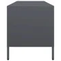 Mueble de TV acero laminado en frío antracita 135x39x43,5 cm de , Muebles TV - Ref: Foro24-851306, Precio: 154,70 €, Descuent...
