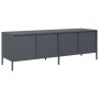 Mueble de TV acero laminado en frío antracita 135x39x43,5 cm de , Muebles TV - Ref: Foro24-851306, Precio: 156,68 €, Descuent...