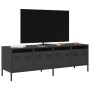 Mueble para TV acero laminado en frío negro 135x39x43,5 cm de , Muebles TV - Ref: Foro24-851304, Precio: 109,21 €, Descuento: %