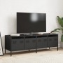 Mueble para TV acero laminado en frío negro 135x39x43,5 cm de , Muebles TV - Ref: Foro24-851304, Precio: 109,21 €, Descuento: %