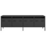 Mueble para TV acero laminado en frío negro 135x39x43,5 cm de , Muebles TV - Ref: Foro24-851304, Precio: 109,21 €, Descuento: %
