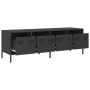 Mueble para TV acero laminado en frío negro 135x39x43,5 cm de , Muebles TV - Ref: Foro24-851304, Precio: 109,21 €, Descuento: %