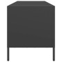 Mueble para TV acero laminado en frío negro 135x39x43,5 cm de , Muebles TV - Ref: Foro24-851304, Precio: 109,21 €, Descuento: %
