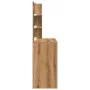 Tocador con luces LED roble artisan 60x40x140 cm de , Mesas - Ref: Foro24-857000, Precio: 117,87 €, Descuento: %