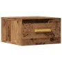 Mesita de noche de pared madera envejecida 35x35x20 cm de , Mesitas de noche - Ref: Foro24-857063, Precio: 27,41 €, Descuento: %