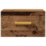 Mesita de noche de pared madera envejecida 35x35x20 cm de , Mesitas de noche - Ref: Foro24-857063, Precio: 27,41 €, Descuento: %