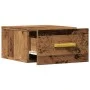 Mesita de noche de pared madera envejecida 35x35x20 cm de , Mesitas de noche - Ref: Foro24-857063, Precio: 27,41 €, Descuento: %