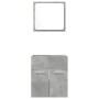 Set muebles de baño 2 piezas madera contrachapada gris hormigón de , Muebles de baño - Ref: Foro24-856368, Precio: 50,37 €, D...
