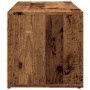 Banco zapatero de madera de ingeniería envejecida 105x35x35 cm de , Zapateros y organizadores de calzado - Ref: Foro24-856410...