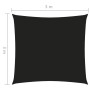 Toldo de vela cuadrado tela Oxford negro 3x3 m de vidaXL, Sombrillas - Ref: Foro24-135742, Precio: 37,90 €, Descuento: %