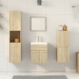 Juego de muebles de baño 5 pzas madera ingeniería roble Sonoma de , Muebles de baño - Ref: Foro24-3325001, Precio: 207,03 €, ...