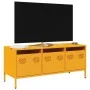 Mueble para TV acero laminado en frío amarillo 101,5x39x43,5 cm de , Muebles TV - Ref: Foro24-851229, Precio: 93,19 €, Descue...