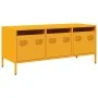 Mueble para TV acero laminado en frío amarillo 101,5x39x43,5 cm de , Muebles TV - Ref: Foro24-851229, Precio: 93,19 €, Descue...