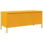 Mueble para TV acero laminado en frío amarillo 101,5x39x43,5 cm de , Muebles TV - Ref: Foro24-851229, Precio: 93,19 €, Descue...
