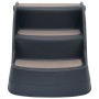 Escalera para perros plegable de 3 peldaños gris oscuro de , Escalones y rampas para mascotas - Ref: Foro24-171174, Precio: 5...