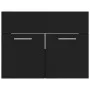 Conjunto de muebles de baño madera de ingeniería negro de , Muebles de baño - Ref: Foro24-3071001, Precio: 100,24 €, Descuent...