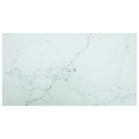 Tablero mesa diseño mármol vidrio templado blanco 120x65 cm 8mm de , Tableros para mesas - Ref: Foro24-322260, Precio: 73,34 ...