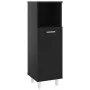 Juego de muebles de baño 4 pzas madera ingeniería negro de vidaXL, Muebles de baño - Ref: Foro24-3056899, Precio: 242,33 €, D...