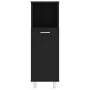 Juego de muebles de baño 4 pzas madera ingeniería negro de vidaXL, Muebles de baño - Ref: Foro24-3056899, Precio: 242,33 €, D...