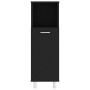 Juego de muebles de baño 4 pzas madera ingeniería negro de vidaXL, Muebles de baño - Ref: Foro24-3056899, Precio: 243,91 €, D...