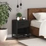 Mesita de noche madera ingeniería negro 40x31x50 cm de , Mesitas de noche - Ref: Foro24-848684, Precio: 48,36 €, Descuento: %