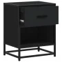 Mesita de noche madera ingeniería negro 40x31x50 cm de , Mesitas de noche - Ref: Foro24-848684, Precio: 48,36 €, Descuento: %