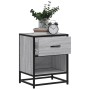 Mesita de noche madera de ingeniería gris Sonoma 40x31x50 cm de , Mesitas de noche - Ref: Foro24-848690, Precio: 43,79 €, Des...