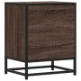 Nachttisch aus braunem Eichenfurnierholz 40x31x50 cm. von , Nachttische - Ref: Foro24-848692, Preis: 43,25 €, Rabatt: %