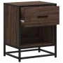 Nachttisch aus braunem Eichenfurnierholz 40x31x50 cm. von , Nachttische - Ref: Foro24-848692, Preis: 43,25 €, Rabatt: %